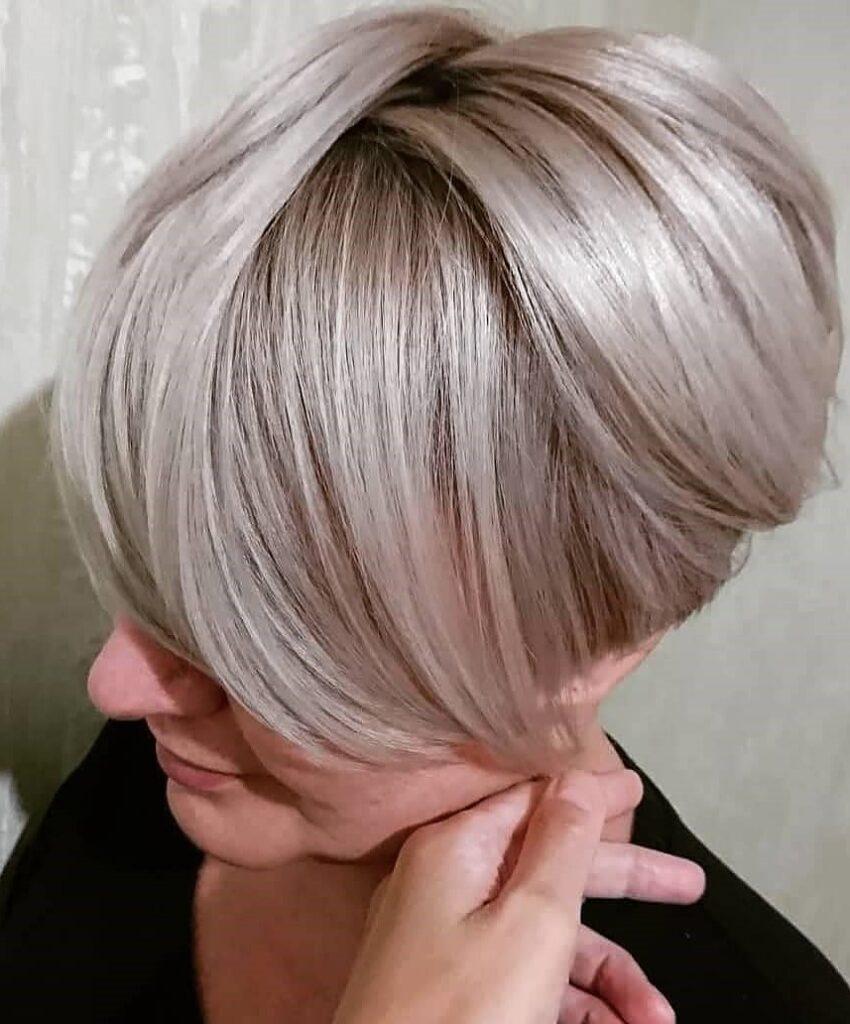 Layered Pixie Cut with Ombre