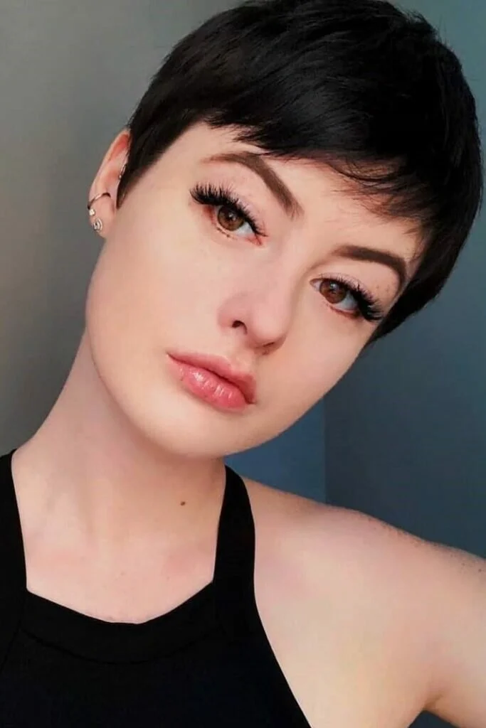 Short Pixie Cut with Bangs