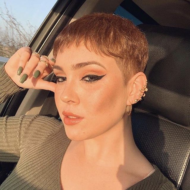 Pixie Cut with Baby Bangs