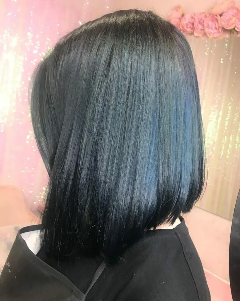 Blue Black Hair