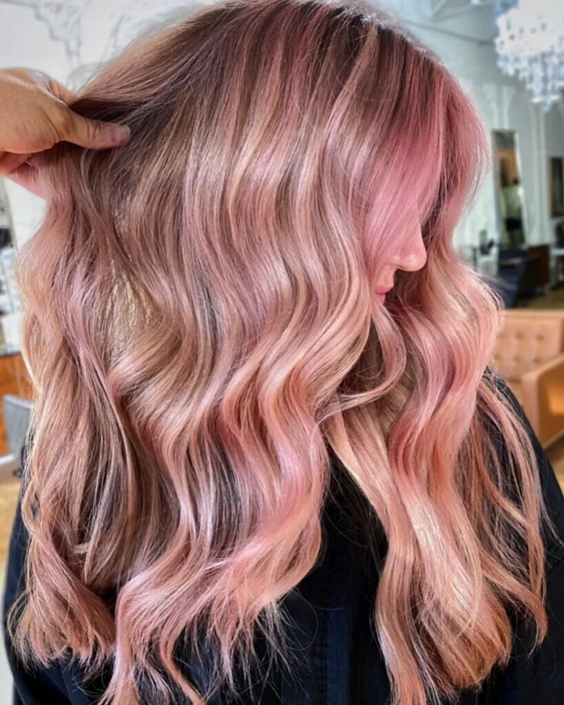 Brown Rose Gold Hair