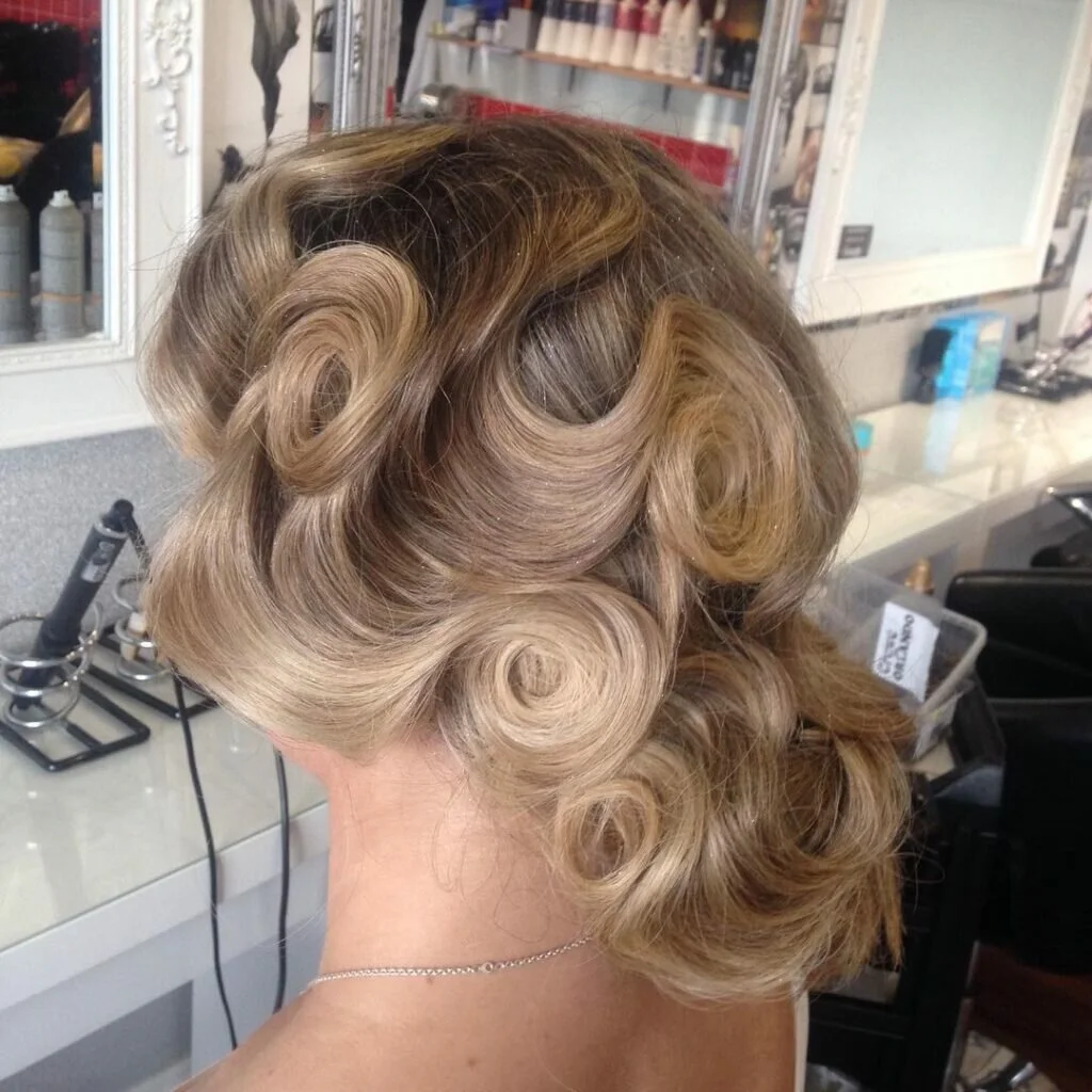 Finger Waves Updo