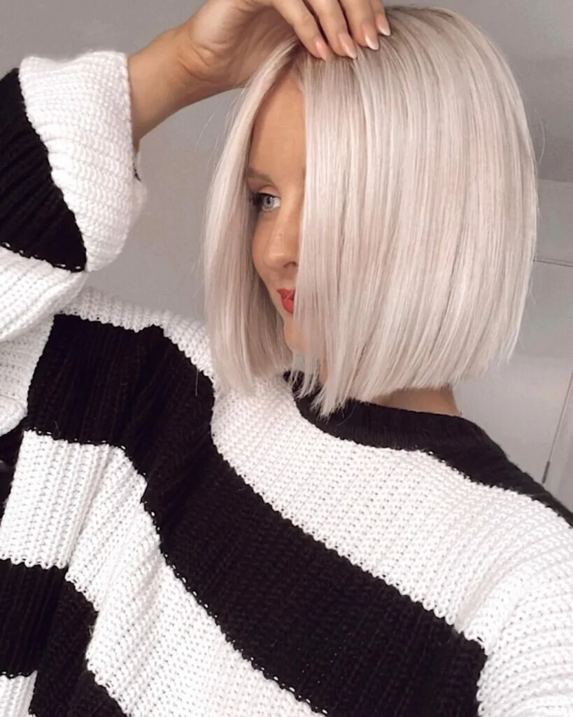 Platinum Bob Hair