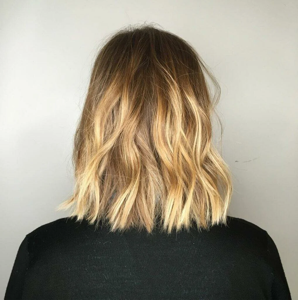 Shoulder Length Haircuts with Ombre 