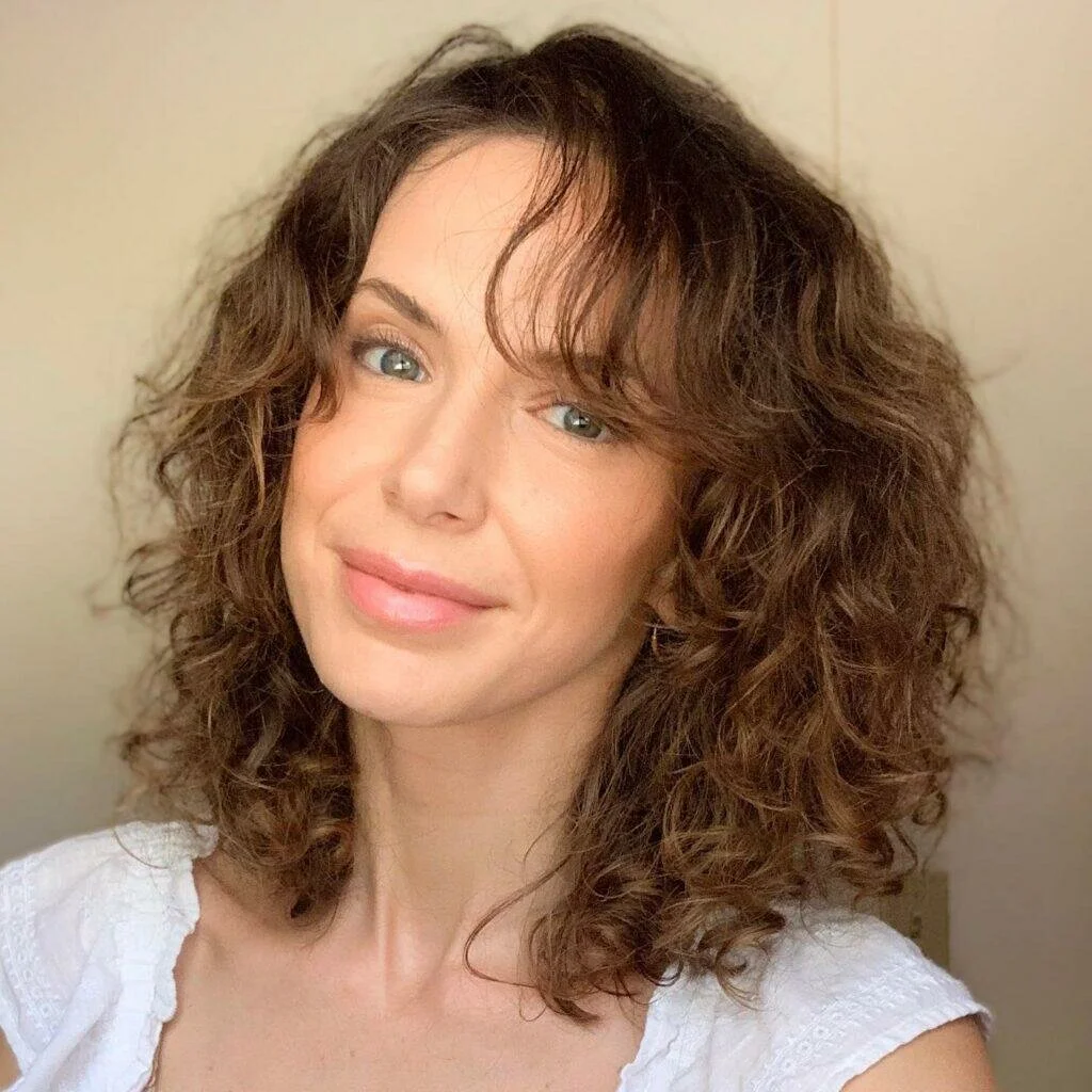 Layered Curly Shoulder Length Haircuts