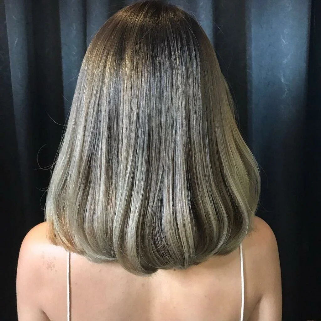 Straight Thick Shoulder Length Haircuts