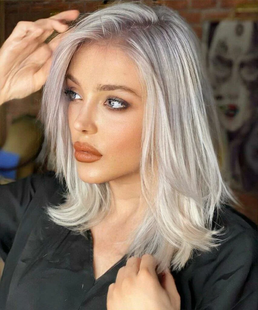 Bright Silver Hair