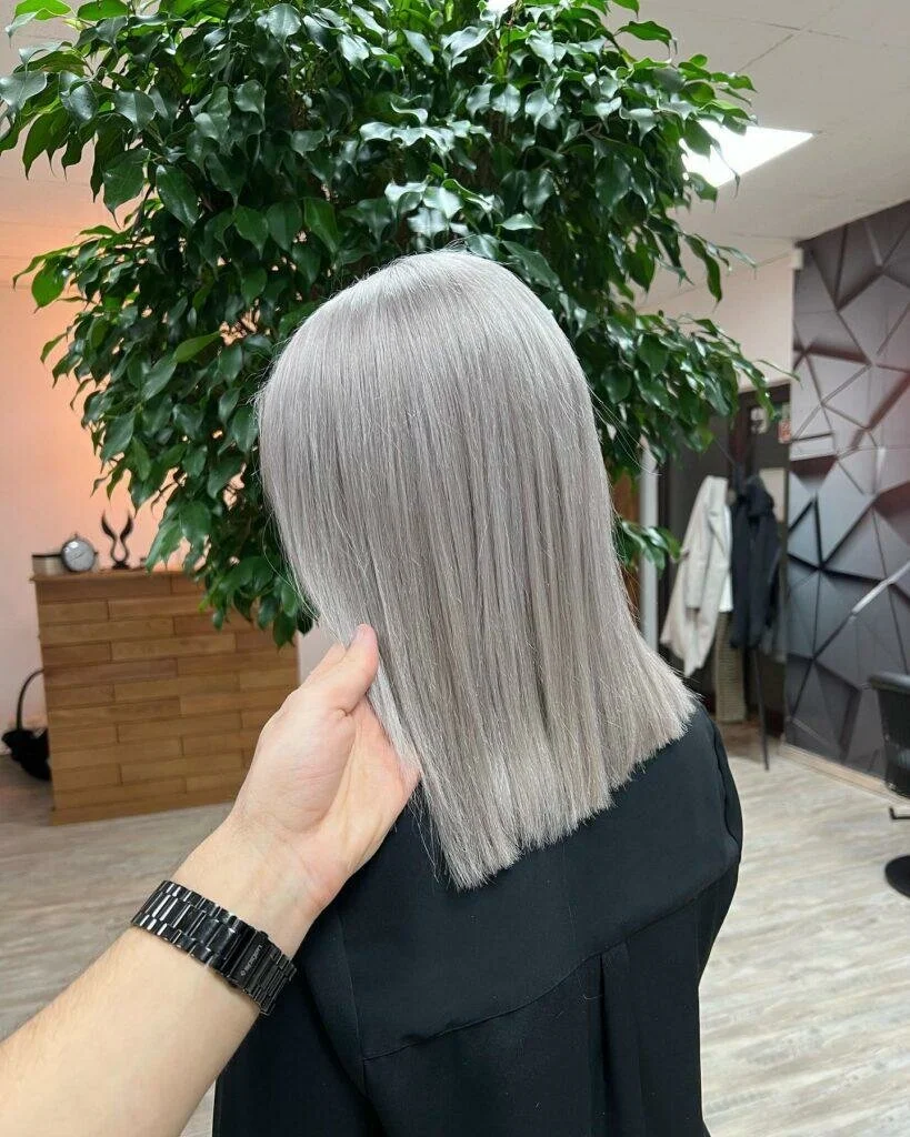 Dirty Silver Hair