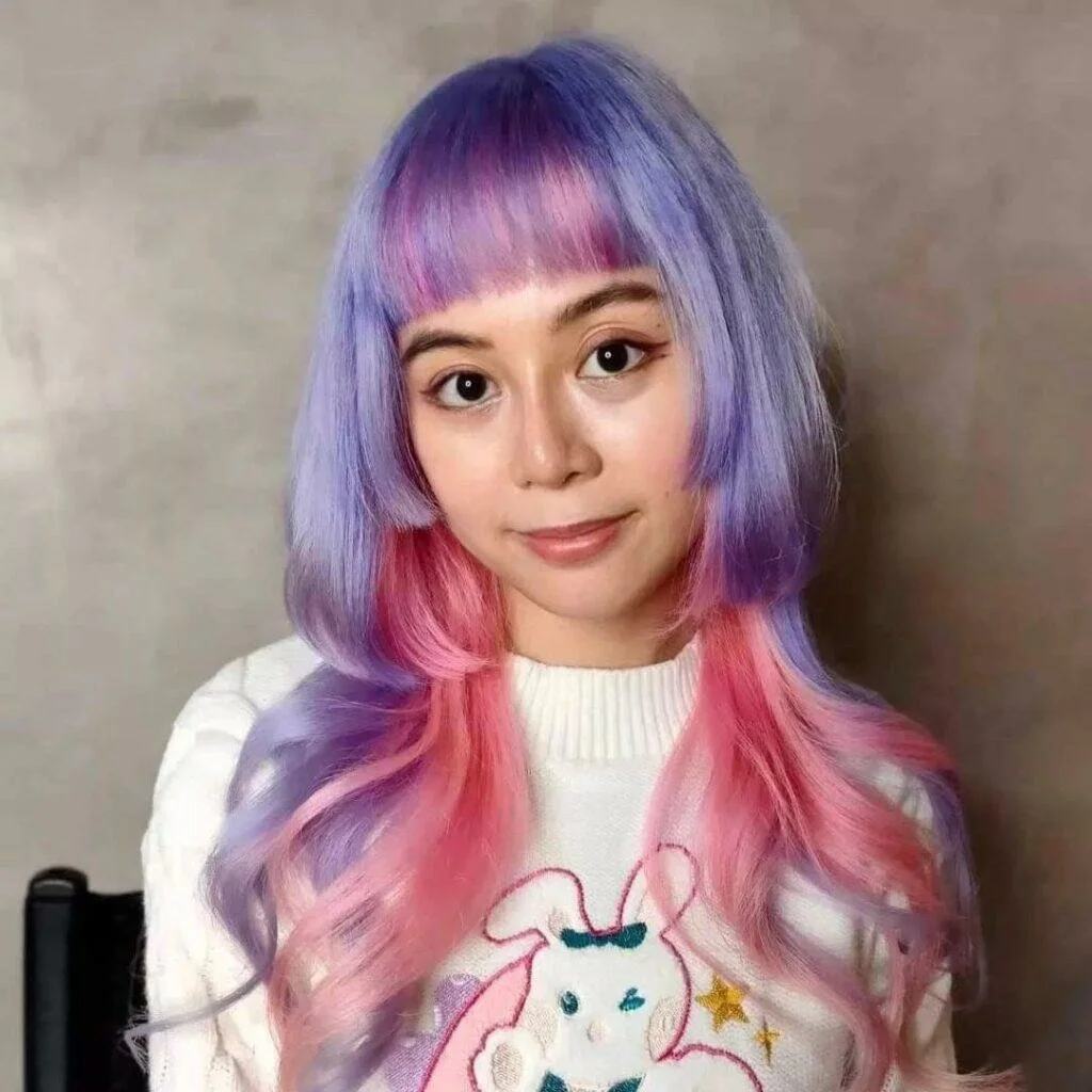 Two-Tone Hime Cut Ideas